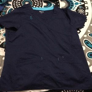 Scrubstar Scrub Top Darn Blue Size XL